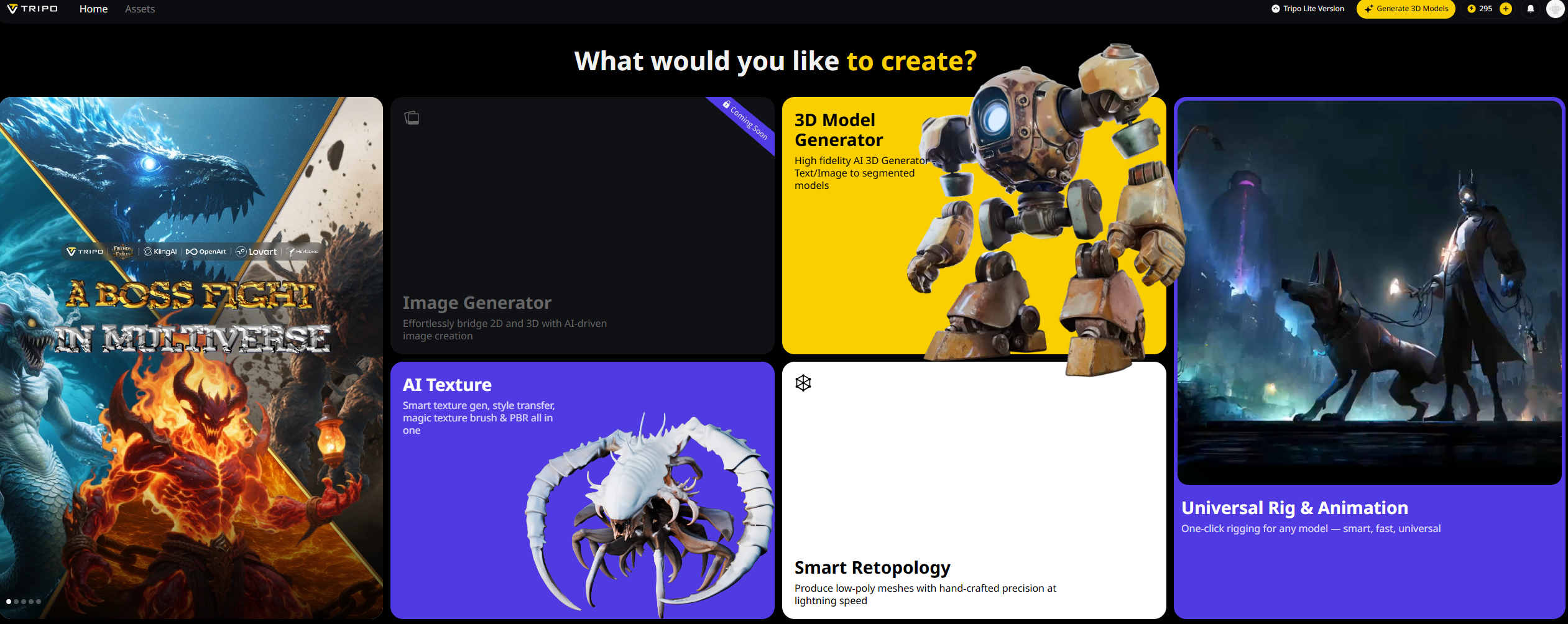 Tripo3D studio