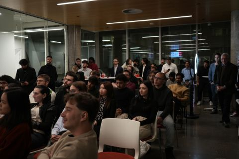 Audience during an AlgoÉTS event