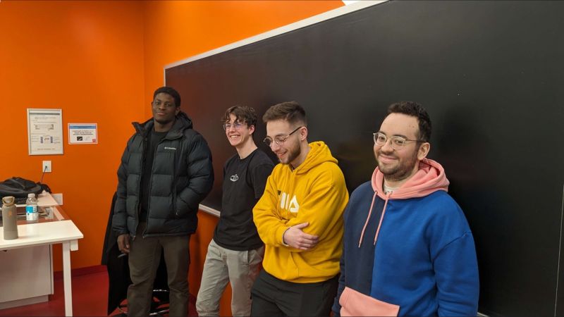 Quelques participant·e·s après l’atelier