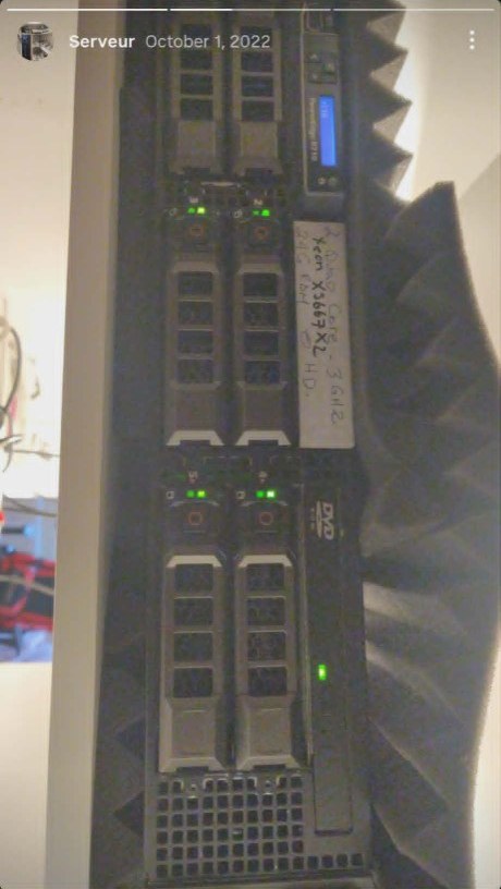 Dell PowerEdge R710 homelab server with Xeon X5667 and 24 GB RAM